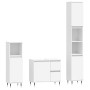 3-piece bathroom furniture set, white plywood by vidaXL, Bathroom furniture - Ref: Foro24-3190213, Price: 187,66 €, Discount: %