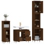 Set de muebles baño 3 pzas madera contrachapada roble marrón de vidaXL, Muebles de baño - Ref: Foro24-3190220, Precio: 188,59...