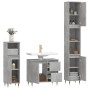 Set muebles de baño 2 piezas madera contrachapada gris hormigón de vidaXL, Muebles de baño - Ref: Foro24-3190217, Precio: 188...