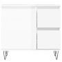 Set muebles de baño 3 piezas madera contrachapada blanco brillo de vidaXL, Muebles de baño - Ref: Foro24-3190223, Precio: 233...