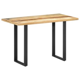 Recycled solid wood dining table 120x60x76 cm by vidaXL, Kitchen and dining tables - Ref: Foro24-285836, Price: 203,99 €, Dis...