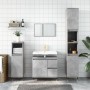 Concrete gray plywood 2-piece bathroom furniture set by vidaXL, Bathroom furniture - Ref: Foro24-3190225, Price: 192,16 €, Di...