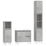 Set muebles de baño 2 piezas madera contrachapada gris hormigón de vidaXL, Muebles de baño - Ref: Foro24-3190225, Precio: 190...