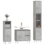 Set muebles de baño 2 piezas madera contrachapada gris hormigón de vidaXL, Muebles de baño - Ref: Foro24-3190225, Precio: 190...