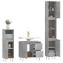 Set muebles de baño 2 piezas madera contrachapada gris hormigón de vidaXL, Muebles de baño - Ref: Foro24-3190225, Precio: 190...