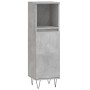 Set muebles de baño 2 piezas madera contrachapada gris hormigón de vidaXL, Muebles de baño - Ref: Foro24-3190225, Precio: 190...