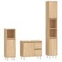 3-piece bathroom furniture set made of Sonoma oak plywood. by vidaXL, Bathroom furniture - Ref: Foro24-3190224, Price: 212,15...