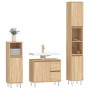 Set de muebles de baño 3 pzas madera contrachapada roble Sonoma de vidaXL, Muebles de baño - Ref: Foro24-3190224, Precio: 227...