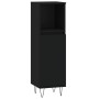 Black plywood 3-piece bathroom furniture set by vidaXL, Bathroom furniture - Ref: Foro24-3190222, Price: 174,60 €, Discount: %