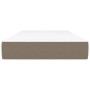 Pocket spring mattress taupe gray fabric 100x200x20 cm by vidaXL, Mattresses - Ref: Foro24-347738, Price: 168,03 €, Discount: %