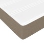 Colchón de muelles ensacados tela gris taupe 100x200x20 cm de vidaXL, Colchones - Ref: Foro24-347738, Precio: 168,03 €, Descu...