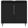 Juego de muebles de baño 3 pzas madera contrachapada negro de vidaXL, Muebles de baño - Ref: Foro24-3190268, Precio: 166,87 €...