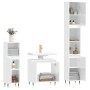 3-piece glossy white plywood bathroom furniture set by vidaXL, Bathroom furniture - Ref: Foro24-3190269, Price: 208,68 €, Dis...