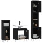 Black plywood 3-piece bathroom furniture set by vidaXL, Bathroom furniture - Ref: Foro24-3190276, Price: 167,22 €, Discount: %