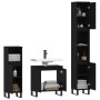 Juego de muebles de baño 3 pzas madera contrachapada negro de vidaXL, Muebles de baño - Ref: Foro24-3190284, Precio: 206,60 €...