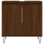 3-piece bathroom furniture set in brown oak plywood by vidaXL, Bathroom furniture - Ref: Foro24-3190282, Price: 179,83 €, Dis...