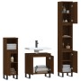 3-piece bathroom furniture set in brown oak plywood by vidaXL, Bathroom furniture - Ref: Foro24-3190290, Price: 182,30 €, Dis...