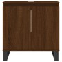 3-piece bathroom furniture set in brown oak plywood by vidaXL, Bathroom furniture - Ref: Foro24-3190290, Price: 182,30 €, Dis...