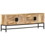 Solid mango wood TV cabinet 140x30x50 cm by vidaXL, TV Furniture - Ref: Foro24-285863, Price: 277,65 €, Discount: %