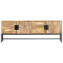 Solid mango wood TV cabinet 140x30x50 cm by vidaXL, TV Furniture - Ref: Foro24-285863, Price: 277,65 €, Discount: %