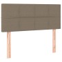 Cama box spring con colchón tela gris taupe 100x200 cm de vidaXL, Camas y somieres - Ref: Foro24-3126225, Precio: 345,78 €, D...