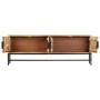 Solid mango wood TV cabinet 140x30x50 cm by vidaXL, TV Furniture - Ref: Foro24-285863, Price: 277,65 €, Discount: %