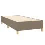 Cama box spring con colchón tela gris taupe 100x200 cm de vidaXL, Camas y somieres - Ref: Foro24-3132133, Precio: 392,51 €, D...