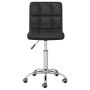 Black synthetic leather swivel dining chair by vidaXL, dining chairs - Ref: Foro24-3087562, Price: 85,32 €, Discount: %