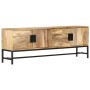 Solid mango wood TV cabinet 140x30x50 cm by vidaXL, TV Furniture - Ref: Foro24-285863, Price: 277,65 €, Discount: %