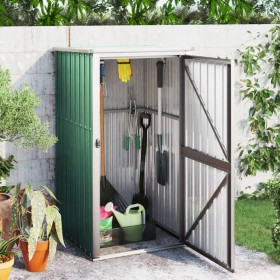 Galvanized steel garden tool shed 88x89x161 cm by vidaXL, Sheds - Ref: Foro24-316205, Price: 191,45 €, Discount: %