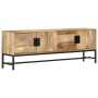 Solid mango wood TV cabinet 140x30x50 cm by vidaXL, TV Furniture - Ref: Foro24-285863, Price: 277,65 €, Discount: %