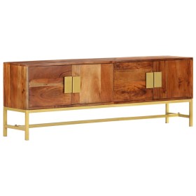 Massivholz Akazienholz TV-Möbel 140x30x50 cm von vidaXL, TV-Möbel - Ref: Foro24-285864, Preis: 264,99 €, Rabatt: %