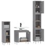 Set de muebles de baño 3 pzas madera contrachapada gris sonoma de vidaXL, Muebles de baño - Ref: Foro24-3190281, Precio: 167,...