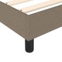 Cama box spring con colchón tela gris taupe 100x200 cm de vidaXL, Camas y somieres - Ref: Foro24-3144057, Precio: 291,02 €, D...