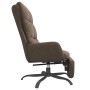 Relaxation armchair with brown fabric footrest by vidaXL, Armchairs - Ref: Foro24-3097597, Price: 108,59 €, Discount: %