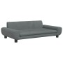 Dark gray velvet dog bed 100x54x33 cm by vidaXL, Beds for dogs - Ref: Foro24-171983, Price: 82,99 €, Discount: %