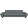 Dark gray velvet dog bed 100x54x33 cm by vidaXL, Beds for dogs - Ref: Foro24-171983, Price: 82,99 €, Discount: %