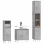 Set muebles de baño 2 piezas madera contrachapada gris hormigón de vidaXL, Muebles de baño - Ref: Foro24-3190279, Precio: 173...