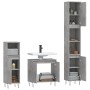 Set muebles de baño 2 piezas madera contrachapada gris hormigón de vidaXL, Muebles de baño - Ref: Foro24-3190279, Precio: 173...