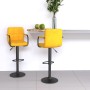 Kitchen stools 2 units mustard yellow velvet by vidaXL, Kitchen stools - Ref: Foro24-334666, Price: 140,65 €, Discount: %