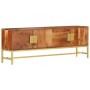 Solid acacia wood TV stand 140x30x50 cm by vidaXL, TV Furniture - Ref: Foro24-285864, Price: 264,99 €, Discount: %