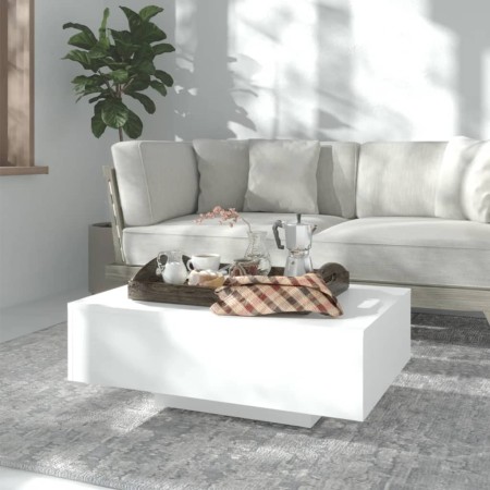 Mesa de centro madera contrachapada blanco 85x55x31 cm de vidaXL, Mesas de centro - Ref: Foro24-803380, Precio: 48,38 €, Desc...