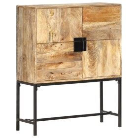 Solid mango wood sideboard 80x30x100 cm by vidaXL, Lockers and storage cabinets - Ref: Foro24-285867, Price: 225,99 €, Discou...