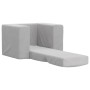 Sofá cama infantil felpa suave gris claro de vidaXL, Mobiliario para bebés y niños pequeños - Ref: Foro24-341846, Precio: 35,...