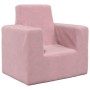 Pink soft plush children's sofa by vidaXL, Baby and Toddler Furniture - Ref: Foro24-341838, Price: 43,99 €, Discount: %