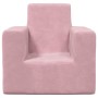 Pink soft plush children's sofa by vidaXL, Baby and Toddler Furniture - Ref: Foro24-341838, Price: 43,99 €, Discount: %