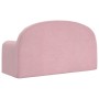 Pink soft plush 2-seater children's sofa bed by vidaXL, Baby and Toddler Furniture - Ref: Foro24-341808, Price: 55,90 €, Disc...