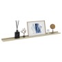 Wall shelves 2 units white and Sonoma oak 115x9x3 cm by vidaXL, Shelves and shelves - Ref: Foro24-326693, Price: 26,54 €, Dis...