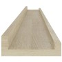 Wall shelves 4 units Sonoma oak 100x9x3 cm by vidaXL, Shelves and shelves - Ref: Foro24-326687, Price: 41,39 €, Discount: %