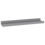 Wall shelves 4 units gray 40x9x3 cm by vidaXL, Shelves and shelves - Ref: Foro24-326674, Price: 22,49 €, Discount: %